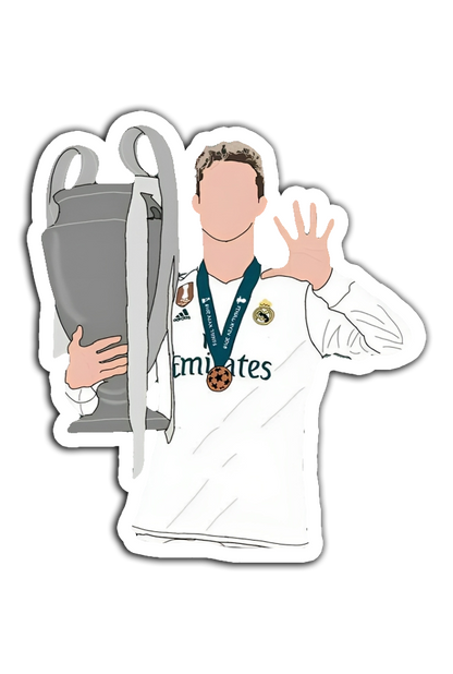 Cristiano Ronaldo with the cup