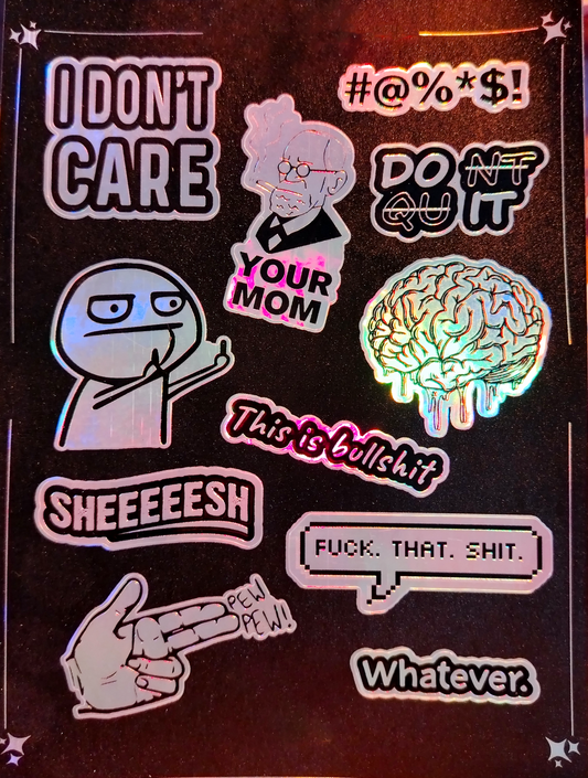 Shit Sheet Holographic 3D