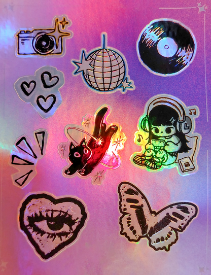 Random Sheet Holographic 3D