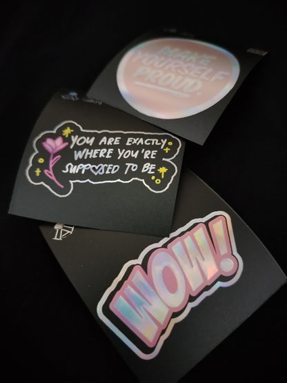 Purple Cover +Notebook +Stickers