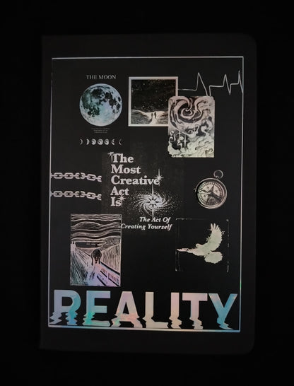 Gray Cover +Notebook +Stickers