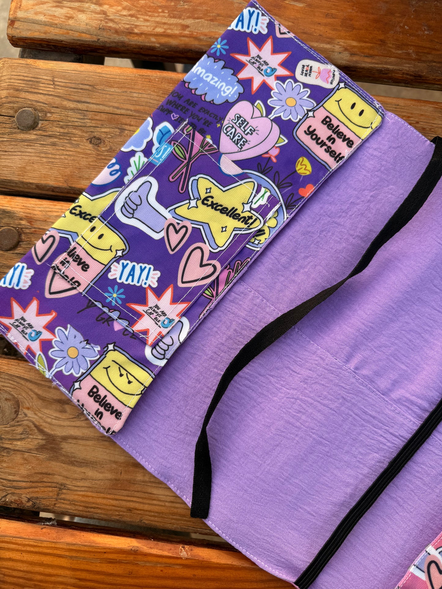 Purple Cover +Notebook +Stickers