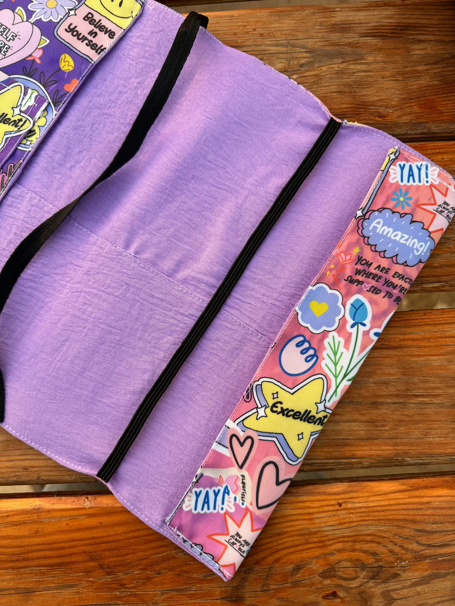 Purple Notepad Sticker Purple Cover +Notebook +Stickers – Aleena Gallery