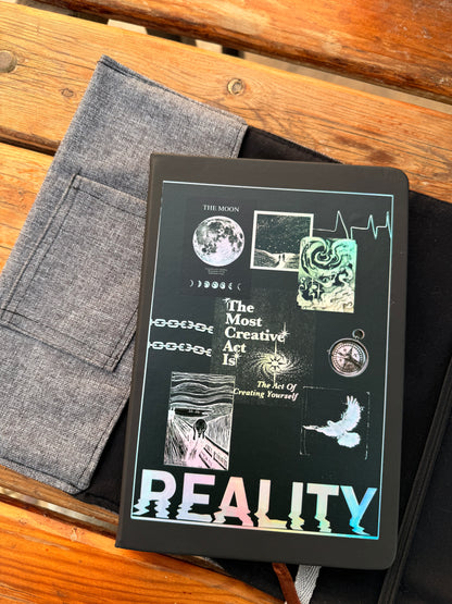 Gray Cover +Notebook +Stickers